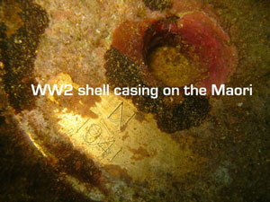 HMS Maori Shell Casing